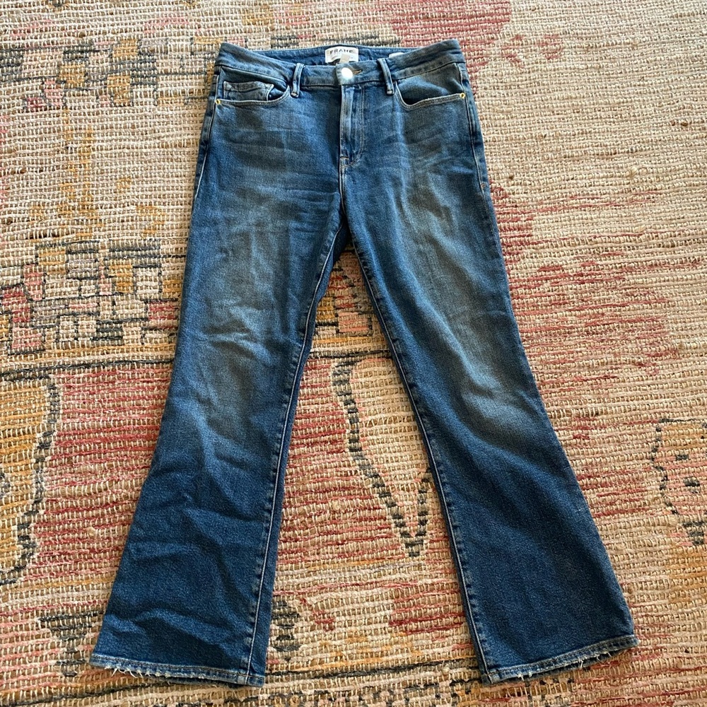 FRAME Le Crop Mini Boot jeans